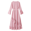  2022 Morocco Modest Bat Sleeve Thobe Islamic Clothing Arab Kaftan Jalabiya Muslim Kimono Dubai Caftan Burka Turkish Abaya Prayer Women Maxi Dress Abaya