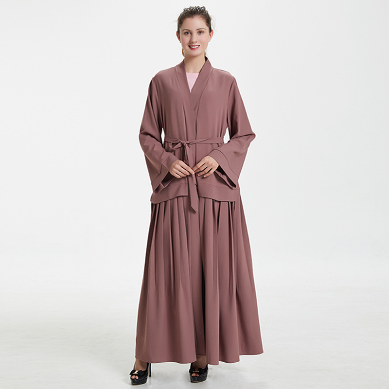  Abaya Turkish Modest Kaftan Kimono Morocco Jalabiya Muslim Thobe Dubai Islamic Clothing Arab Burka Caftan Bat Sleeve 2022 Prayer Women Maxi Dress Abaya