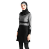 2022 Slim Modest Swimwear Stitching Beachwear High Elasticity Southeast Asian Middle East Muslim Swimsuit Five-piece Suit
