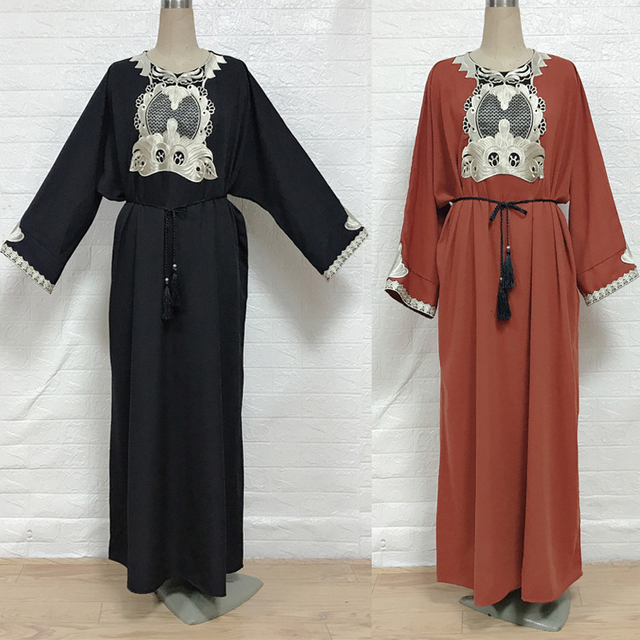  Kimono Caftan Arab Burka Turkish Modest Kaftan Jalabiya 2022 Muslim Abaya Dubai Morocco Islamic Clothing Thobe Bat Sleeve Prayer Women Maxi Dress Abaya