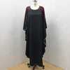  Modest 2022 Muslim Bat Sleeve Caftan Burka Morocco Turkish Arab Abaya Islamic Clothing Dubai Jalabiya Kaftan Thobe Kimono Prayer Women Maxi Dress Abaya
