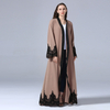 Fashion Embroidered Robe Turkish Casual Cardigan Islamic Long Cardigan Dress
