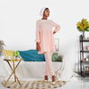 Summer Turkey Casual Loose Modest Fashion Middle East Muslim Lady Blouse Set