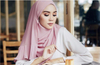 Middle East Malaysia Ethnic Chiffon Monochrome Arabian Patchwork Long Scarf Hijab