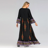 European And American Plus Size Women's New Fashion Casual Loose Long-sleeved Printed Dress