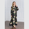New Fashion Long Skirt Hui Nationality Saudi Arabia Fashion Muslim Worship Service Full Button Lapel Cardigan Robe