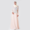 2022 Modest Fashion Embroidery Islamic Loose Islamic Muslim Maxi Dresses Dubai Abaya