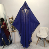2022 Ramadan Luxury Arabian Bat Sleeve Robe Hot Drilling Dress