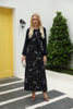 Printed Modest Fashion Chiffon Best Selling Islamic Muslim Robe Maxi Dresses Loose Abaya