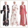 Chic 2022 Dubai Maxi Dresses Couture Modest Fashion Islamic Muslim Open Abaya