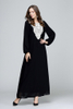 Fashion Ladies' Chest Applique Malaysia Arabian Muslim Large Size Long Sleeve Dress