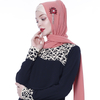 Turkish Chiffon Lace Stitching Elegant Dress