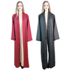 Open Abaya Modest Caftan 2022 Morocco Islamic Clothing Abaya Arab Thobe Kaftan Dubai Jalabiya Kimono Bat Sleeve Burka Turkish Muslim Prayer Women Maxi Dress Open Abaya
