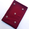 New Rhinestone Flower Chiffon Gauze Scarf Solid Color Temperament Female Long Scarf in Stock Cross-border