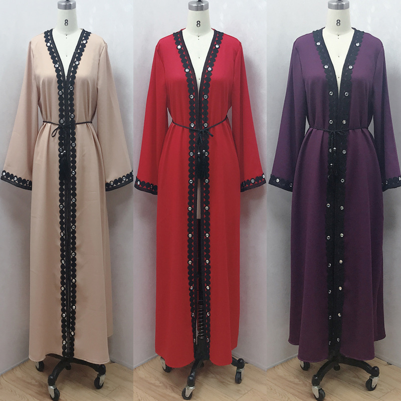  Open Abaya Turkish Islamic Clothing Bat Sleeve Modest Caftan Kimono Jalabiya Robe Arab Kaftan Burka Morocco 2022 Muslim Dubai Prayer Women Maxi Dress Open Abaya