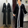  Modest Kimono 2022 Bat Sleeve Kimono Burka Jalabiya Islamic Clothing Dubai Abaya Caftan Modest Arab Turkish Muslim Thobe Kaftan Jilbab Prayer Women Maxi Dress Open Abaya