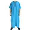 New Wholesale Men's Fashion Arabic Loose Design Casual 2022 Muslim Islamic Robe Thobe