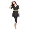  Islamic Clothing Sportswear Fashion Sportswear Full Cover Fabric 2021 Modest Women 3 Pieces Muslim Swimwear Swimwear Swimsuit Conservative Burkini