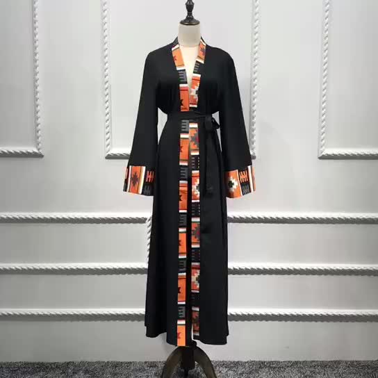 Casual Modest Dubai Turkey Plus Size Maxi Dresses New Muslim Ladies Designer Islamic Abaya