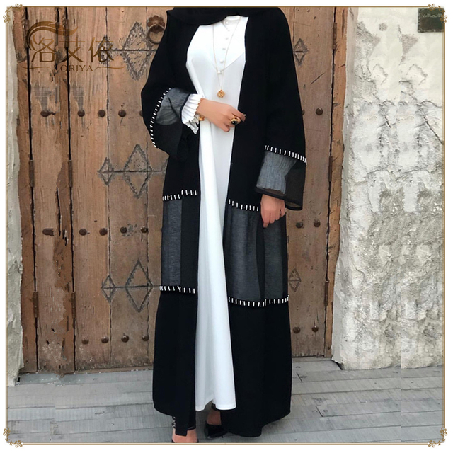 Arabic Boutique Modest New Muslim Ladies Plus Size Maxi Dresses Designer Islamic Abaya