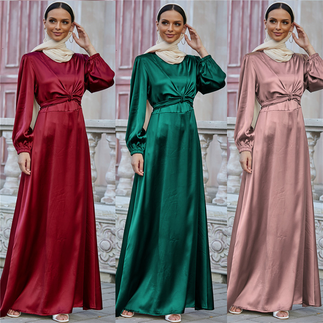 Manufacture Modest Designer 2022 Pray Dresses Women Dubai Ladies Muslim Maxi Dresses Islamic Abaya