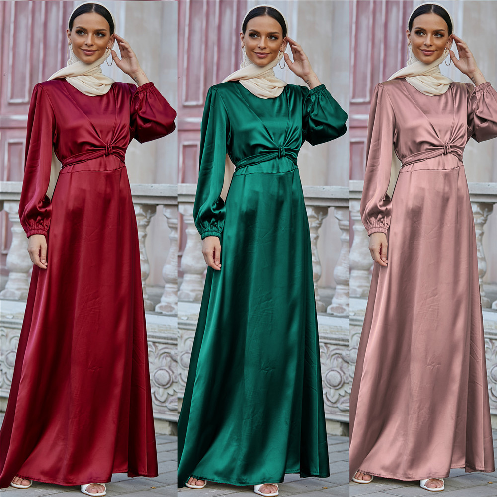 Manufacture Modest Designer 2022 Pray Dresses Women Dubai Ladies Muslim Maxi Dresses Islamic Abaya