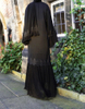 Fashion Classic Middle East Islamic Dubai Cardigan Robe Oman Pleated Sleeve 