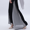 Middle East Cross-border Crumpled Prong Horn Muslim Women's Export Long Dress Round Neck Full Length Abaya