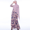INS Autumn Muslim Women's New Style Printed Long Skirt A-line Big Swing Fashion European And American Dresses in Stock