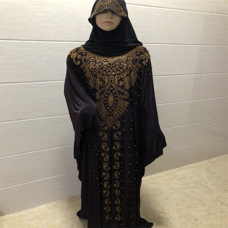  Thobe Kaftan Jilbab 2022 Turkish Muslim Jalabiya Burka Caftan Islamic Clothing Dubai Prayer Women Maxi Dress Abaya
