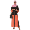Foreign Trade Wholesale Hot Style Arabian Muslim Chiffon Skirt Loose Color Matching Ladies Amazon Hot Selling Muslim