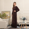  Jilbab Muslim Islamic Clothing Turkish Jalabiya Dubai Dubai Jalabiya Caftan Kaftan Burka 2022 Thobe Prayer Women Maxi Dress Abaya