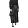 2022 Ins Pleated Velvet Muslim Lady New Design Color Fashion Sheath Dress Skirt