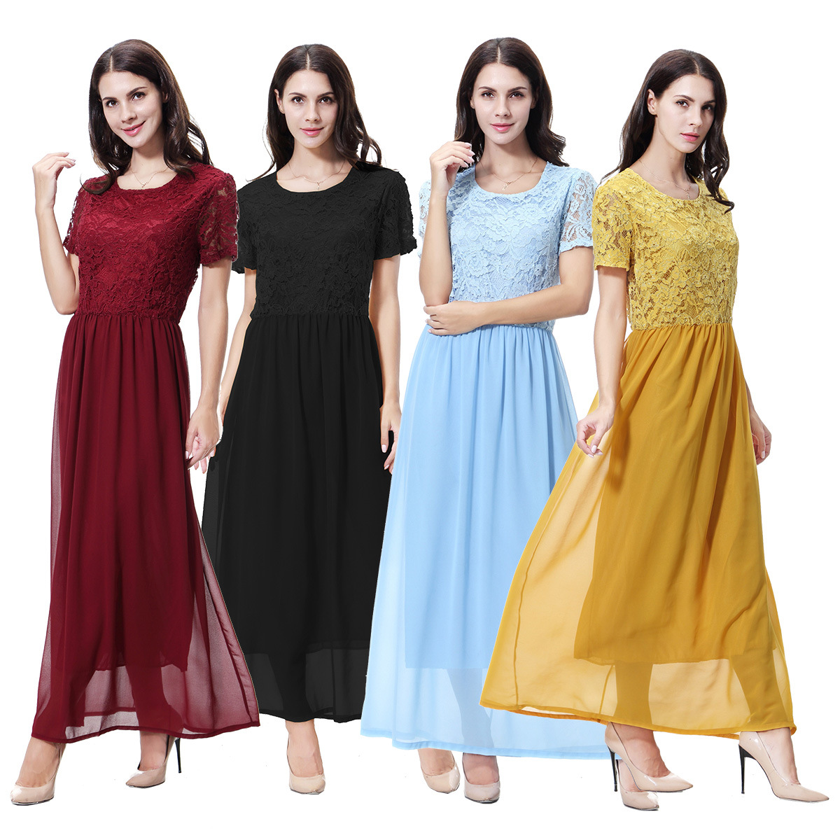  Baju Collection Muslim Dress Dresses Shop Fabric Kaftan Islamic Clothing Embroidery Modest Borka Muslimah Fashion Women Kurta Abaya