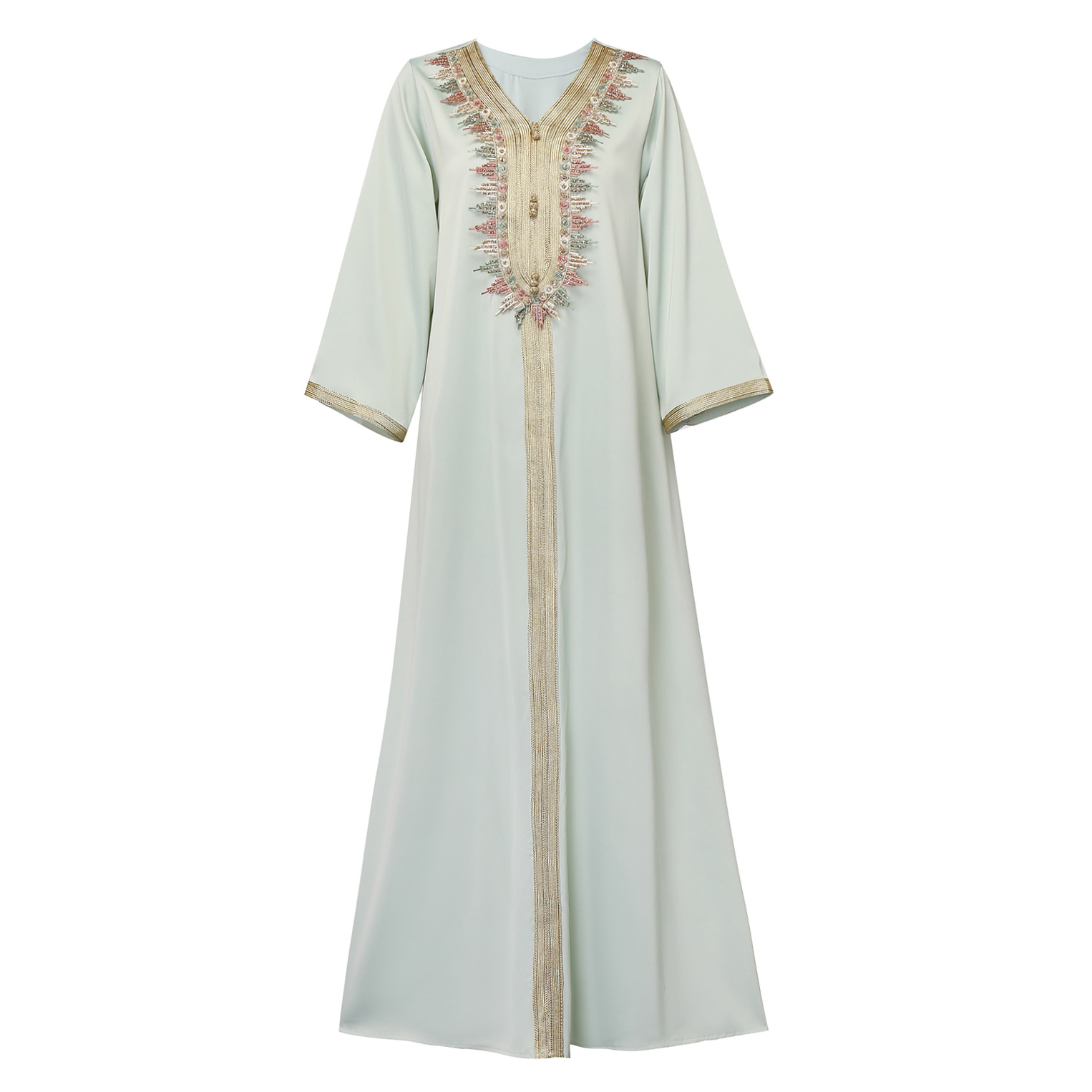  Collection Embroidery Fabric Muslimah Shop Baju Modest Muslim Dress Dresses Kaftan Islamic Clothing Borka Fashion Women Kurta Abaya