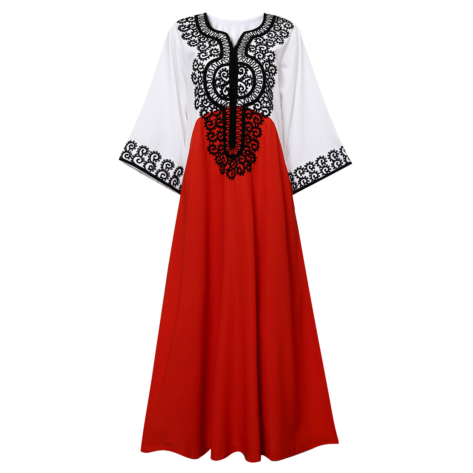  Shop Collection Muslimah Borka Muslim Dress Modest Kaftan Islamic Clothing Embroidery Fabric Wholesale Women Kimono Abaya