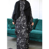 Foreign Trade Women's Summer Chiffon Printed Muslim Islamic Robe Series
