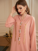 Casual Maxi Dresses Modest Southeast Asia Women Islamic Dubai Fabric Dubai Clothing Abaya