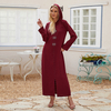 Moroccan Handmade New Dubai Casual Maxi Dresses Modest Muslim Women Islamic Clothing Abaya