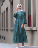 Elegant Fancy Modest Fashion Luxury Arabic Islam Maxi Dresses Muslim Abaya
