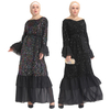 Elegant Arabic Design Muslim Dubai Ladies Pray Dresses for Eid Maxi Dresses Islamic Abaya