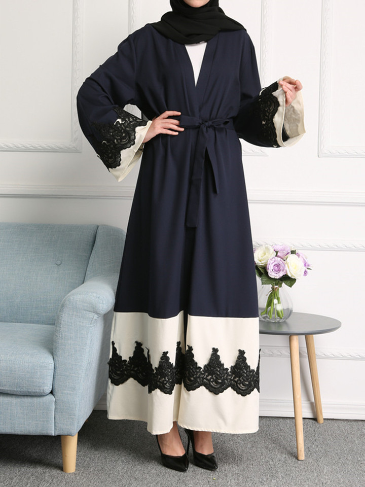 Modest Fashion Modern Arabic Islam Maxi Dresses Muslim Abaya