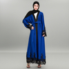 Muslim Arabian Fashion Long Coat Robe Loose Large Size Paris Beads Retro Stitching Long Sleeve