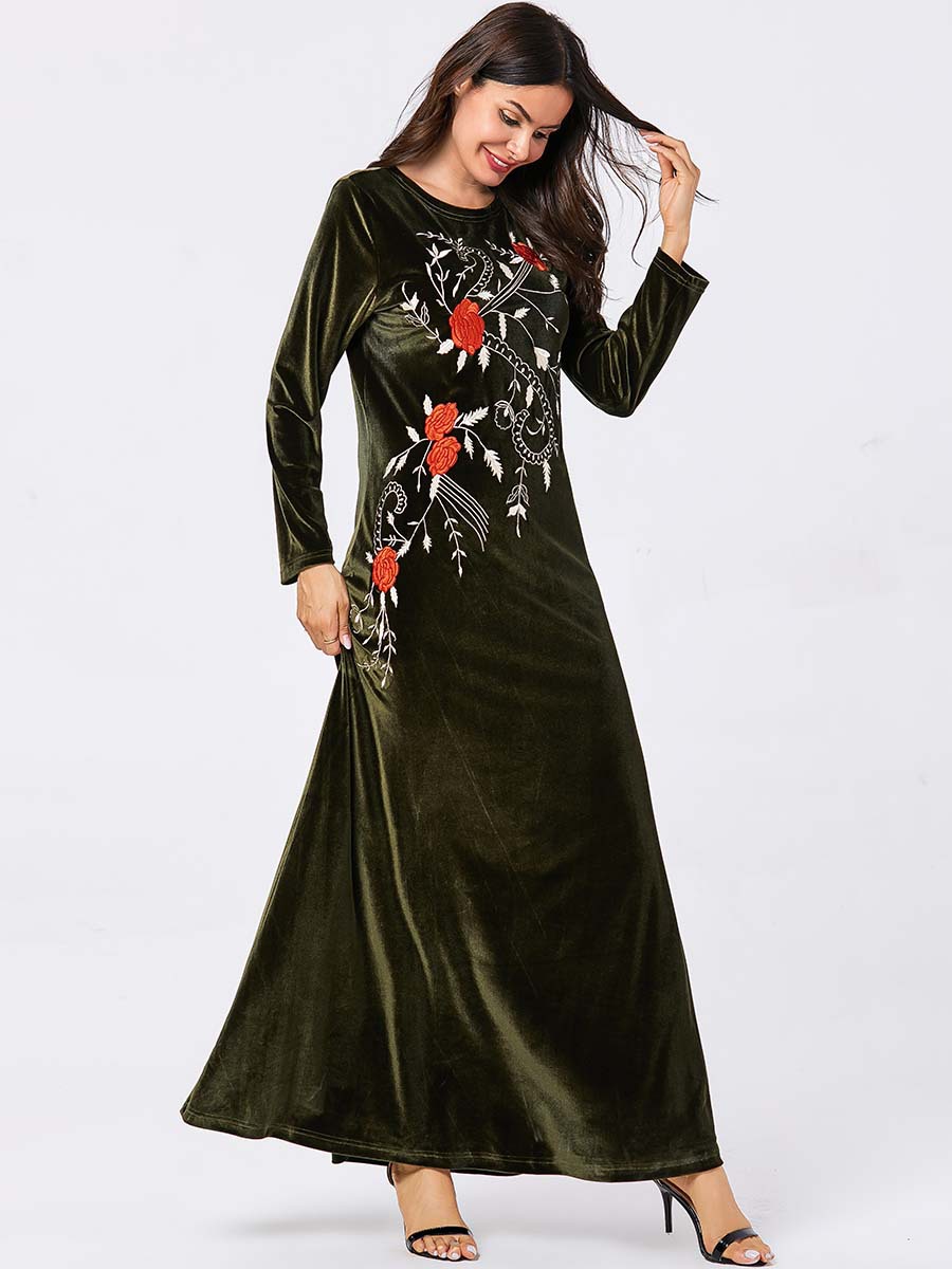 Femme Dubai Modest Musulmane Islamic Clothing Women Kaftan Hijabi Vetements Turkish Fashion Borka Muslim Dresses Burka Cotton Burqa Fabric Turkish Maxi Dress Abaya