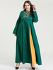  Turkish Women Muslim Dresses Islamic Clothing Dubai Burka Burqa Femme Borka Vetements Turkish Cotton Musulmane Modest Kaftan Hijabi Fabric Fashion Maxi Dress Abaya