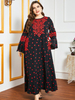  Embroidery Borka Prayer Clothes Vetement Femme Islamic Clothing Vêtements Turkish Dubai Robe Femme Musulman Women Kebaya Maleisie Modest Maxi Dress Open Abaya