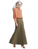  Kurti Modern Women Internet Celebrities Modest Prayer Islamic Clothing Dubai Lady Fashion 2022 Top Burka Printing Maxi Dress Pleated Muslim Skirt