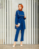  Suit Modest Burka Printing Kurti Top Women 2pieces Islamic Clothing 2022 Maxi Two Piece Prayer Thobe Pants Dubai Muslim Blouse Set