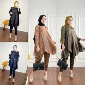  Pants Solid Color Women Dubai Maxi Thobe Prayer Burka Islamic Clothing Modest Top Suit 2pieces Kurti 2022 Two Piece Muslim Blouse Set