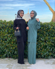  Modest 2pieces Two Piece Women Burka Top Suit Printing Kurti 2022 Dubai Islamic Clothing Pants Prayer Maxi Thobe Muslim Blouse Set